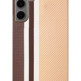 Samsung Galaxy S24 Besa Magsafe Kapak - Krem-(5796)