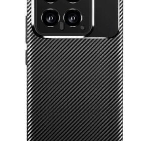 Xiaomi Mi 14T Kılıf Auto Focus Karbon Kapak - Siyah-(5796)