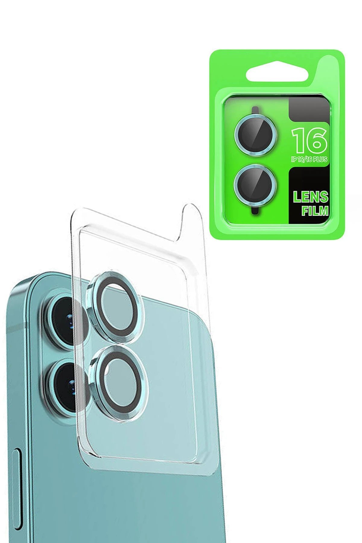 iPhone 16 Plus Raze Metal Kamera Lens uaz-(5796)