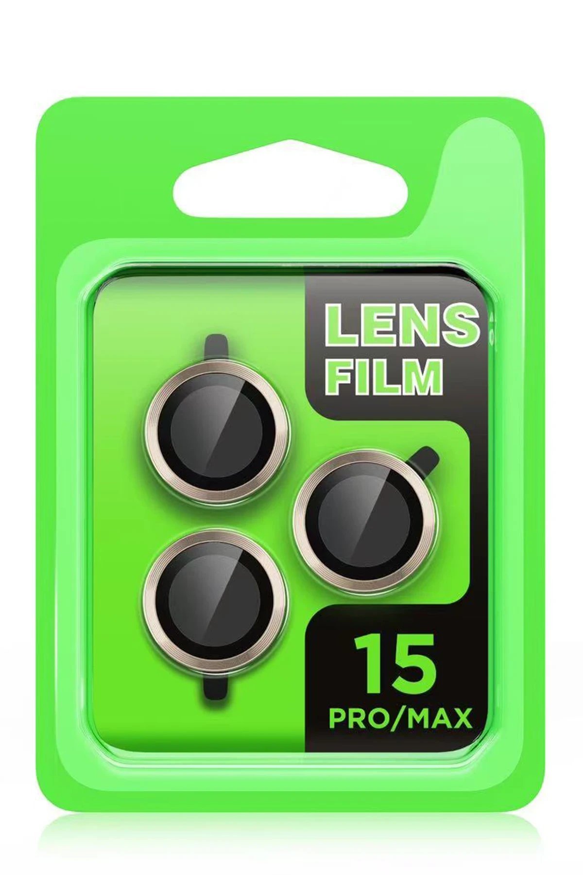 iPhone 15 Pro Max Raze Metal Kamera Lens - Titan Gri-(5796) - Görsel 2