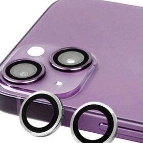 iPhone 14 Raze Metal Kamera Lens - Gümüş-(5796)