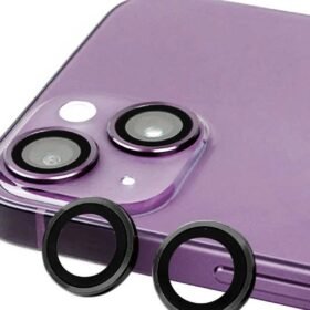 iPhone 14 Plus Raze Metal Kamera Lens - Siyah-(5796)