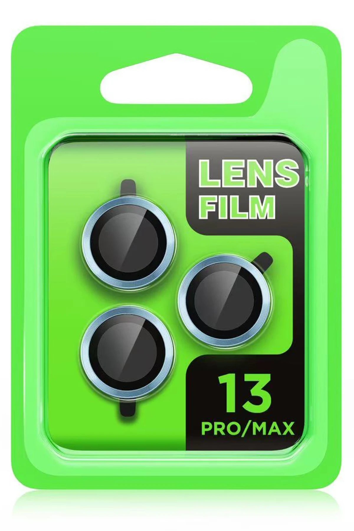 iPhone 13 Pro Max Raze Metal Kamera Lens - Mavi-(5796) - Görsel 2