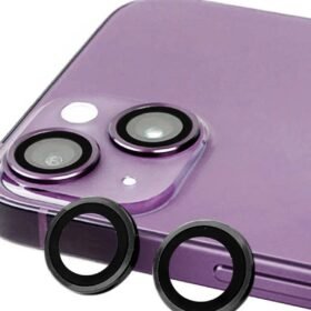 iPhone 13 Mini Raze Metal Kamera Lens - Siyah-(5796)