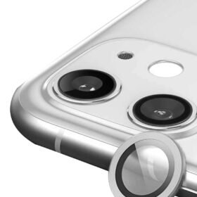 iPhone 11 Raze Metal Kamera Lens - Gümüş-(5796)