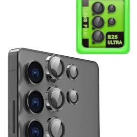 Samsung Galaxy S25 Ultra Raze Metal Kamera Lens - Siyah-(5796)