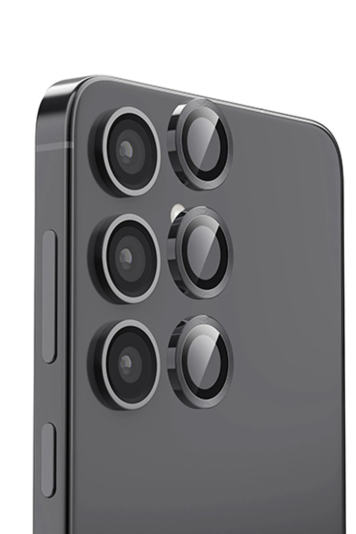 Samsung Galaxy S24 FE Raze Metal Kamera Lens - Siyah-(5796)