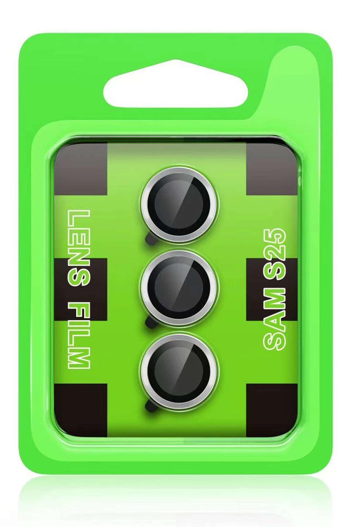 Samsung Galaxy S24 FE Raze Metal Kamera Lens - Siyah-(5796) - Görsel 2