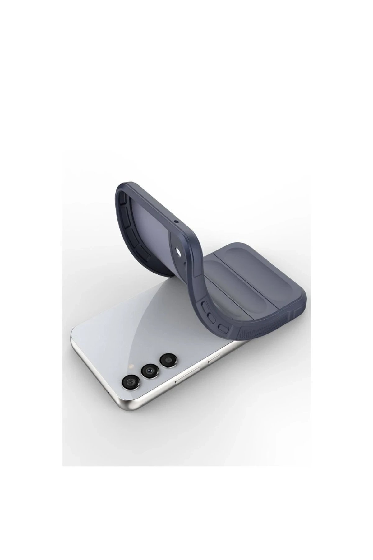 Samsung Galaxy A16 5G Kılıf Optimum Silikon - Lacivert-(5796) - Görsel 2