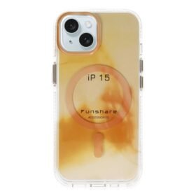 iPhone 15 Phantom Magsafe Kapak - Gold-(5796)