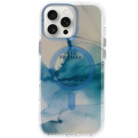 iPhone 16 Pro Max Phantom Magsafe Kapak - Mavi-(5796)