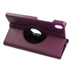 Huawei MatePad SE 11 Kılıf 360 Tablet Deri Kılıf - Mürdüm-(5796)