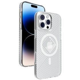 iPhone 16 Pro Max Stella PC Sert Magsafe Kılıf - Şeffaf-(5796)