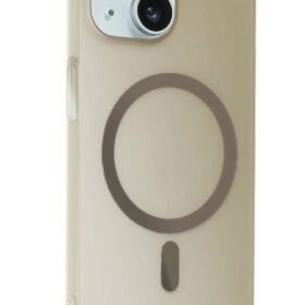 iPhone 15 Plus Tuna PC Slim Magsafe Kapak - Titan Gri-(5796)