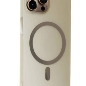 iPhone 15 Pro Max Tuna PC Slim Magsafe Kapak - Titan Gri-(5796)