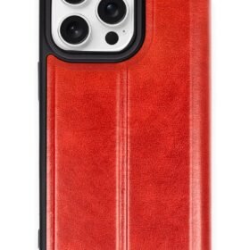 iPhone 14 Pro Kılıf Flip Cover - Kırmızı-(5796)