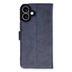 Samsung Galaxy A16 5G Kılıf Trend S Plus Kapaklı Kılıf - Lacivert-(5796)