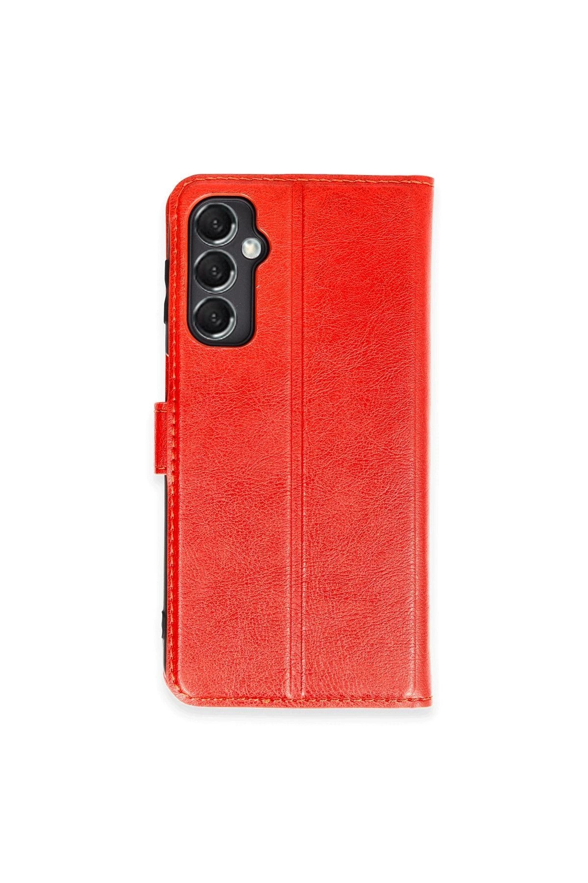 Samsung Galaxy M34 5G Kılıf Trend S Plus Kapaklı Kılıf - Kırmızı-(5796)