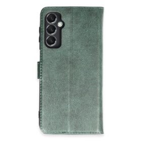 Samsung Galaxy M34 5G Kılıf Trend S Plus Kapaklı Kılıf - Yeşil-(5796)