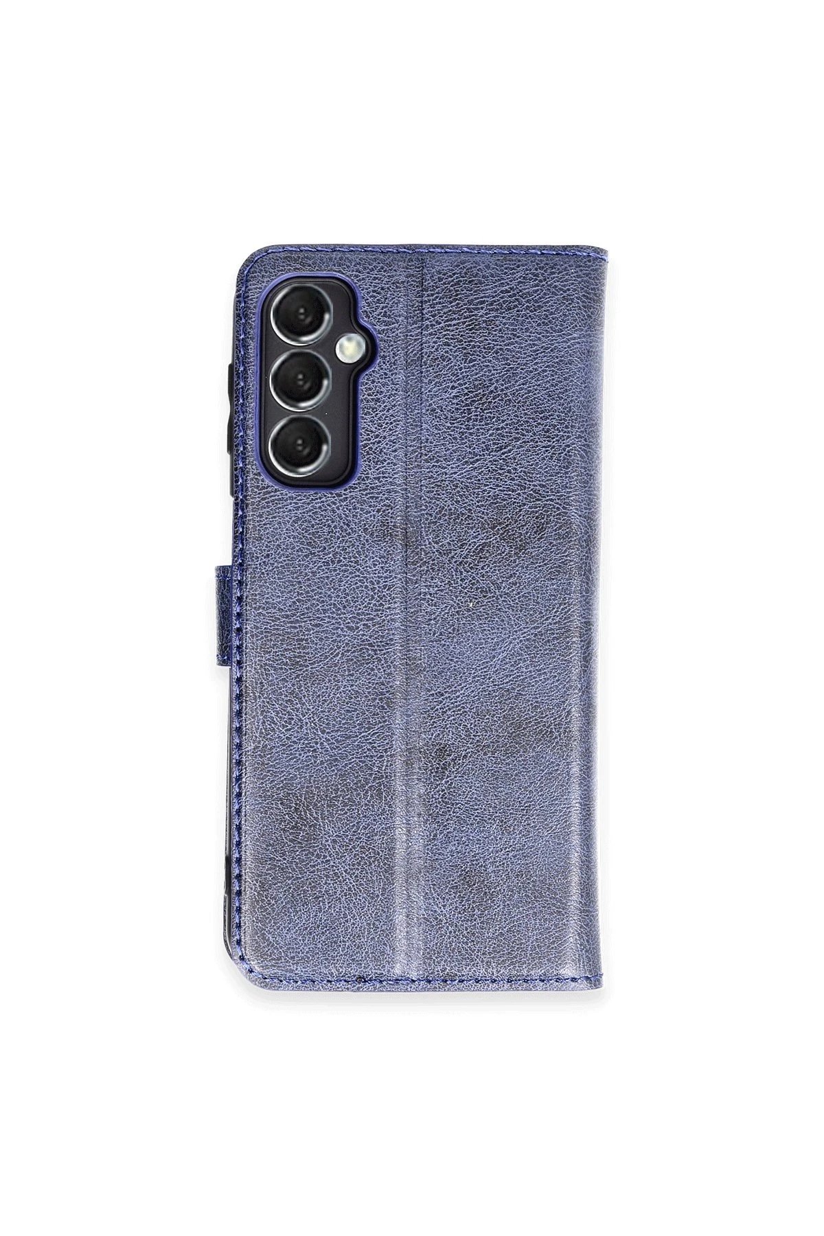 Samsung Galaxy M34 5G Kılıf Trend S Plus Kapaklı Kılıf - Lacivert-(5796)