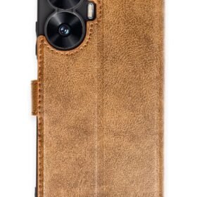 Realme C55 Kılıf Trend S Plus Kapaklı Kılıf - Taba-(5796)