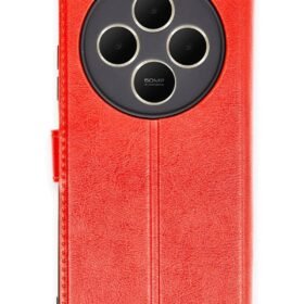 Xiaomi Redmi 14C Kılıf Trend S Plus Kapaklı Kılıf - Kırmızı-(5796)