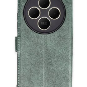 Xiaomi Redmi 14C Kılıf Trend S Plus Kapaklı Kılıf - Yeşil-(5796)