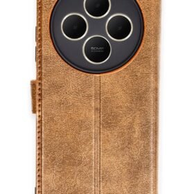 Xiaomi Redmi 14C Kılıf Trend S Plus Kapaklı Kılıf - Taba-(5796)