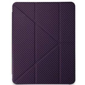 iPad Pro 11 (2024) Kılıf Color Karbon Tablet Kılıfı - Derin Mor-(5796)