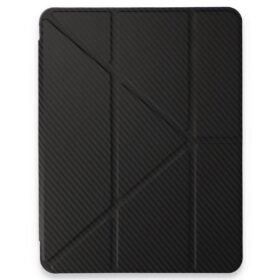 iPad Pro 13 (2024) Kılıf Color Karbon Tablet Kılıfı - Siyah-(5796)