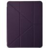 iPad Pro 13 (2024) Kılıf Color Karbon Tablet Kılıfı - Derin Mor-(5796)