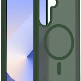 Samsung Galaxy S25 Jota Magsafe Kapak - Koyu Yeşil-(5796)