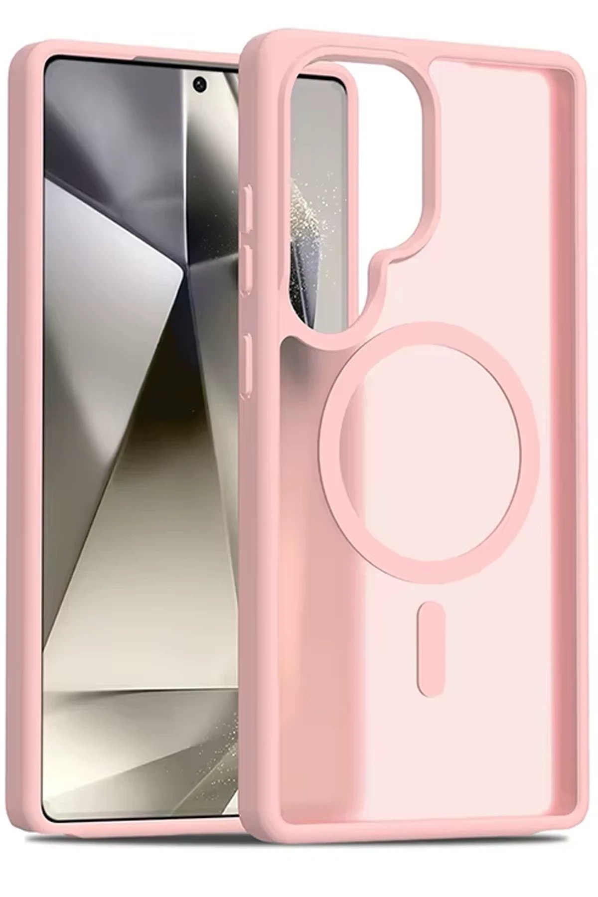 Samsung Galaxy S25 Ultra Jota Magsafe Kapak - Pudra-(5796) - Görsel 3