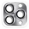 iPhone 16 Pro Max Pers Alüminyum Kamera Lens - Gri-(5796)