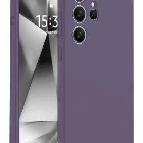 Samsung Galaxy S25 Ultra Kılıf Nano içi Kadife Silikon - Mor-(5796)
