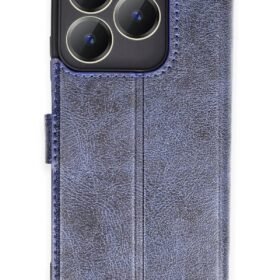 Realme C63 Kılıf Trend S Plus Kapaklı Kılıf - Lacivert-(5796)