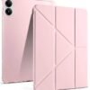 Xiaomi Redmi Pad Pro 12.1 Kılıf Kalemlikli Mars Tablet Kılıfı - Rose Gold-(5796)