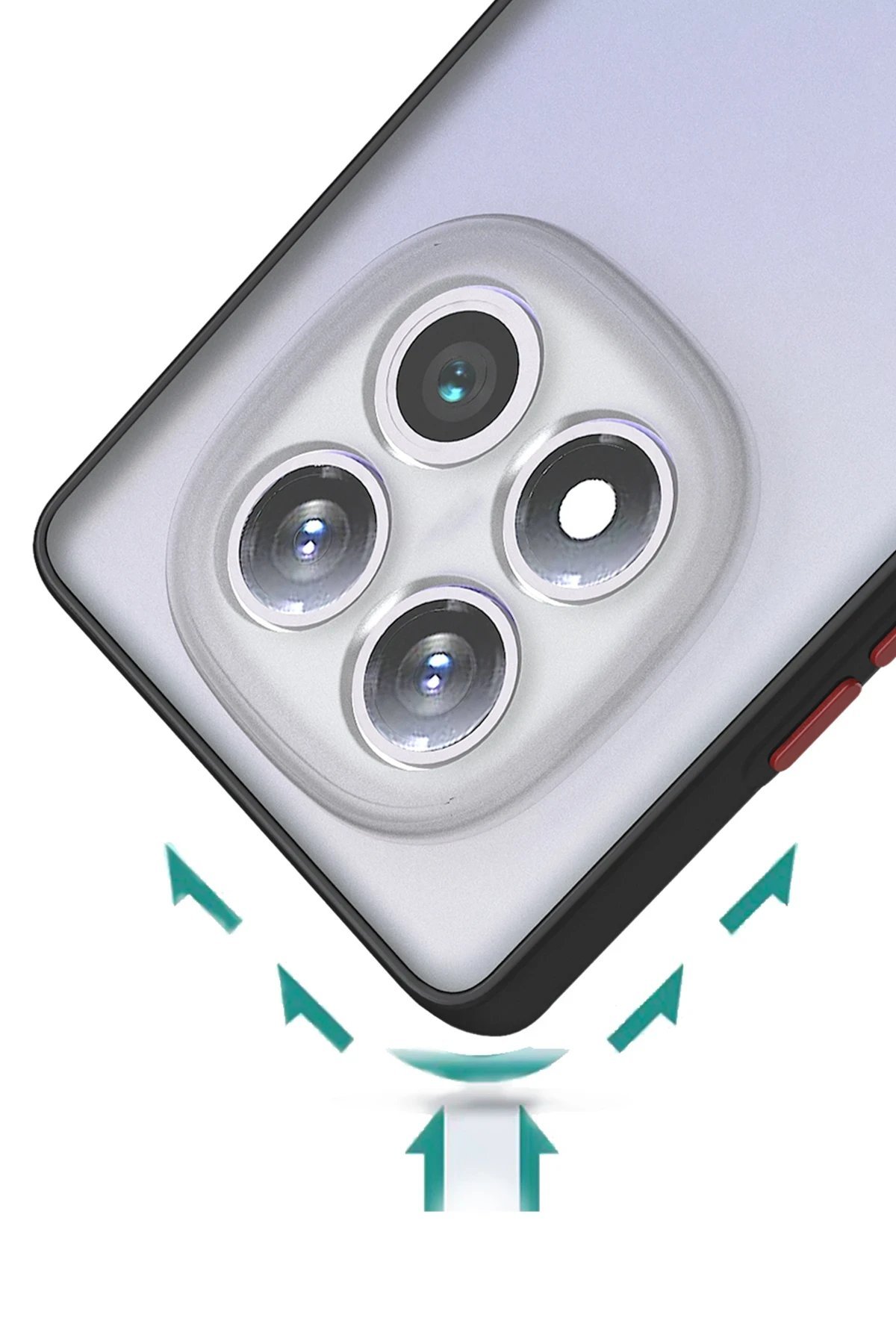 Xiaomi Redmi Note 14 Pro 5G Kılıf Montreal Silikon Kapak - Siyah-(5796) - Görsel 2