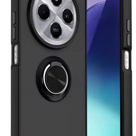 Xiaomi Redmi 14C Kılıf Montreal Yüzüklü Silikon Kapak - Siyah-(5796)