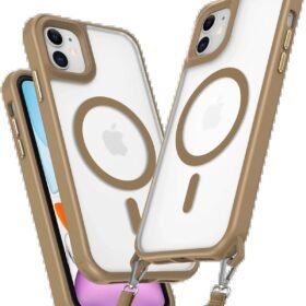iPhone 11 Kılıf Enka Magsafe Silikon Kılıf - Desert-(5796)
