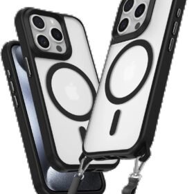 iPhone 14 Pro Max Kılıf Enka Magsafe Silikon Kılıf - Siyah-(5796)