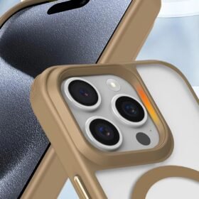 iPhone 14 Pro Max Kılıf Enka Magsafe Silikon Kılıf - Şeffaf-(5796)