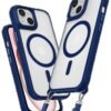 iPhone 15 Kılıf Enka Magsafe Silikon Kılıf - Lacivert-(5796)