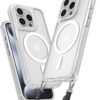 iPhone 15 Pro Max Kılıf Enka Magsafe Silikon Kılıf - Şeffaf-(5796)