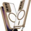 Samsung Galaxy S23 Kılıf Enka Magsafe Silikon Kılıf - Desert-(5796)