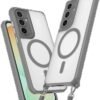Samsung Galaxy S23 FE Kılıf Enka Magsafe Silikon Kılıf - Titan Gri-(5796)