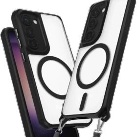 Samsung Galaxy S23 Plus Kılıf Enka Magsafe Silikon Kılıf - Siyah-(5796)
