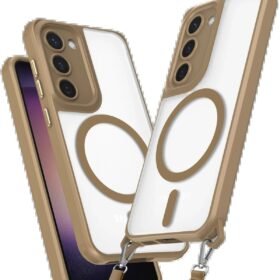 Samsung Galaxy S23 Plus Kılıf Enka Magsafe Silikon Kılıf - Desert-(5796)