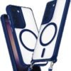 Samsung Galaxy S23 Plus Kılıf Enka Magsafe Silikon Kılıf - Lacivert-(5796)