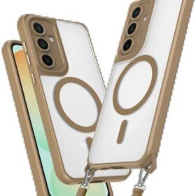 Samsung Galaxy S24 FE Kılıf Enka Magsafe Silikon Kılıf - Desert-(5796)